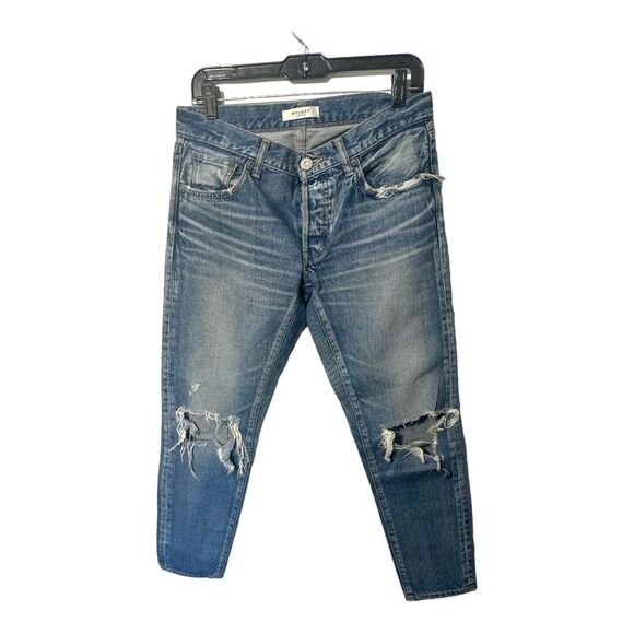 Moussy Vintage Latrobe Tapered Jean in Blue Size 27 - Picture 2 of 9